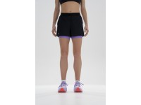 Nordski. Шорты 2 в 1 Nordski Road Black/Lavender W 
